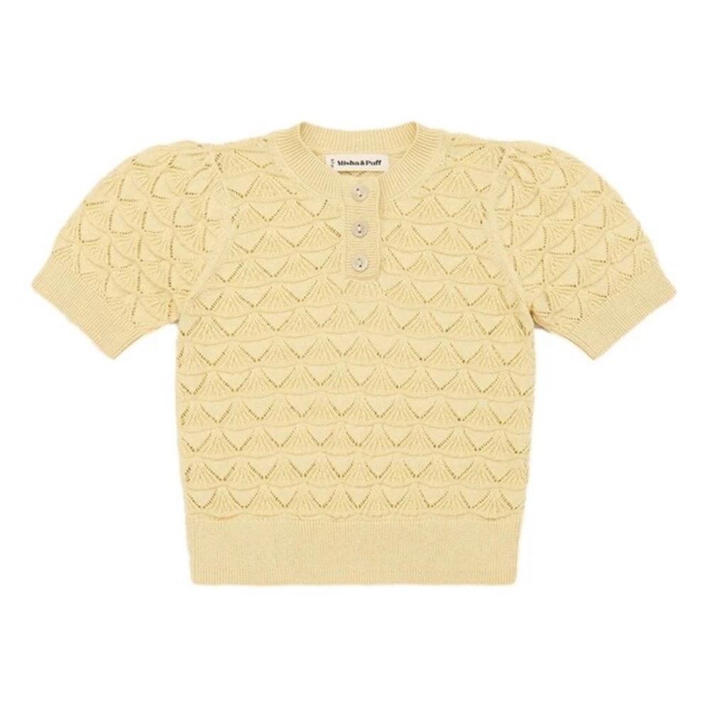Misha and Puff shell pattern top in string size 4-5 kids